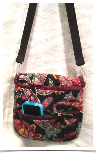 Crossbody Bag
With pockets filled